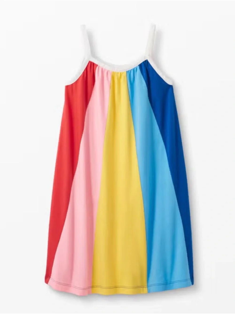 Hanna Andersson Rainbow Swing Dress Sz 130cm